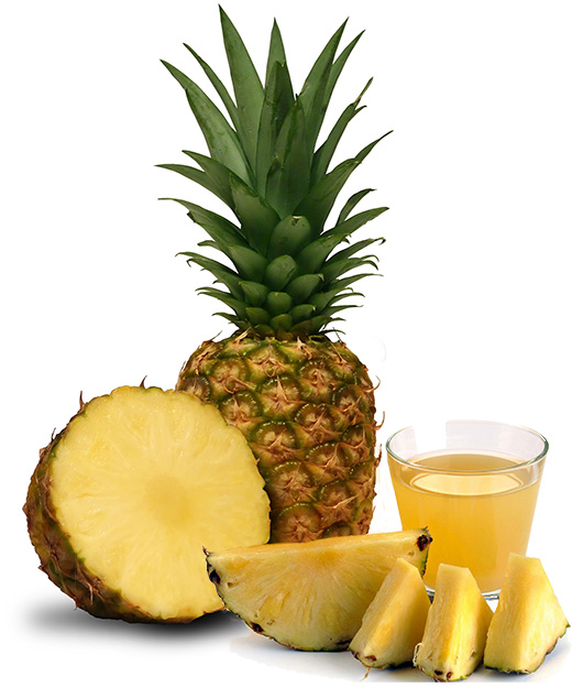 Pineapple bromelain proteolytic enzymes